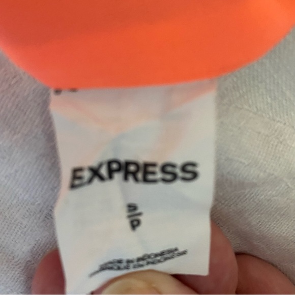 NWOT Express S/P reversible swing tank top. Orange/Red. - Picture 6 of 9